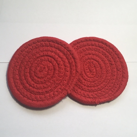 NWOT Eco-friendly Handmade Coaster Set - Picture 2 of 4